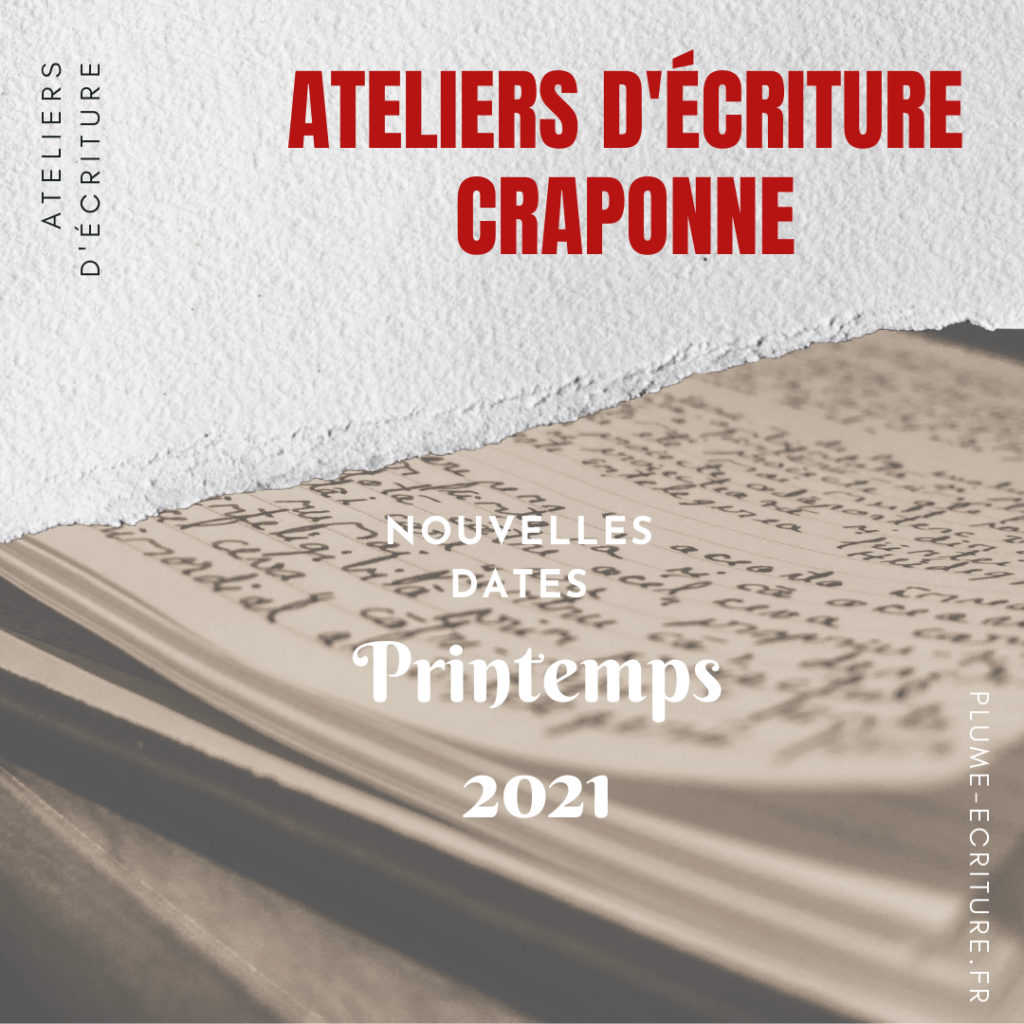 Ateliers d'écriture Craponne
