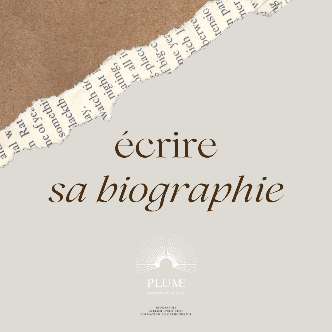 écrire sa biographie