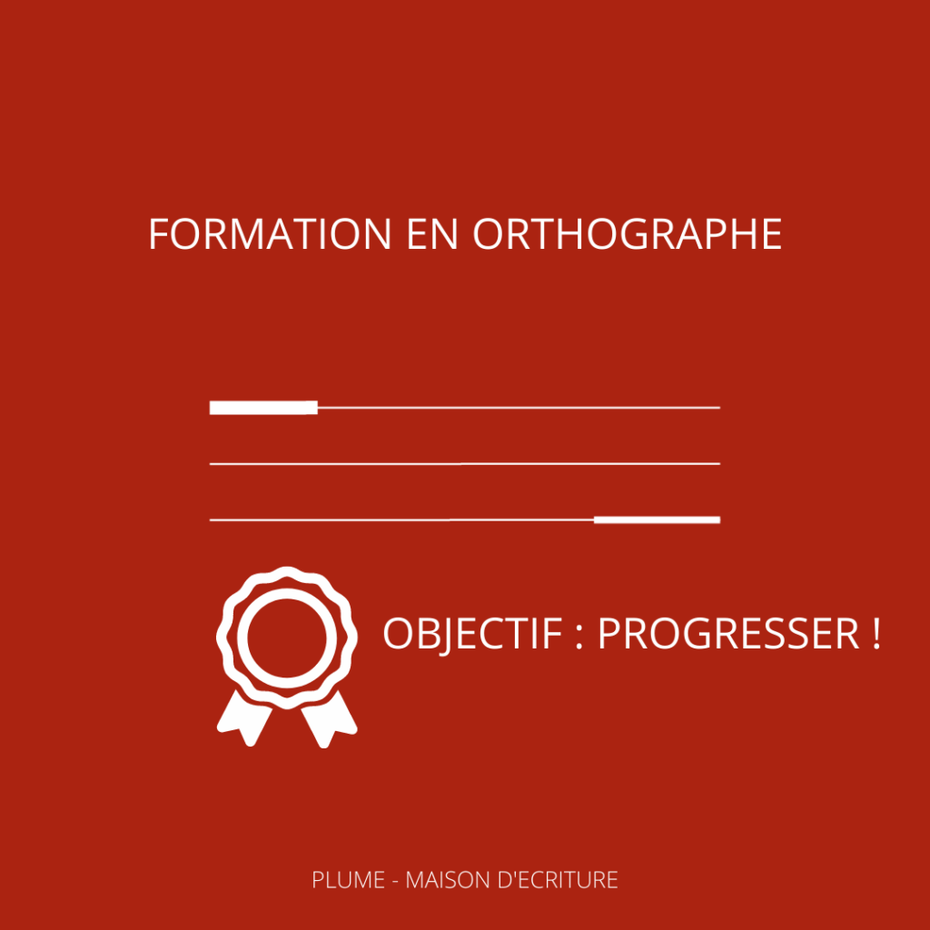 Progresser en orthographe avec Plume-Maison d'Ecriture