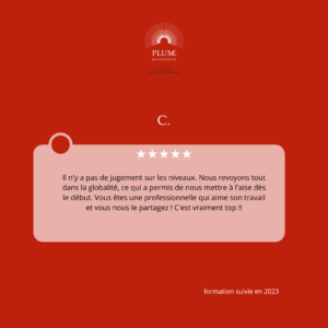 Avis formation en orthographe
