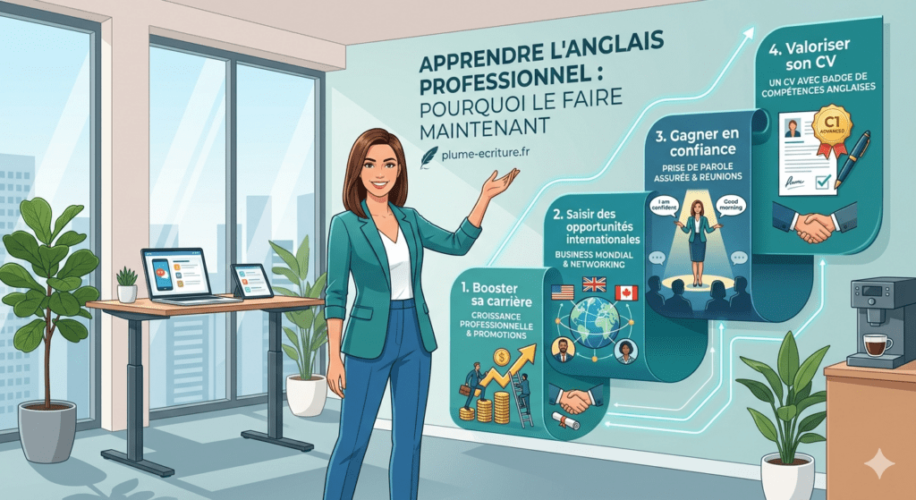 Apprendre l'anglais professionnel pourquoi le faire maintenant