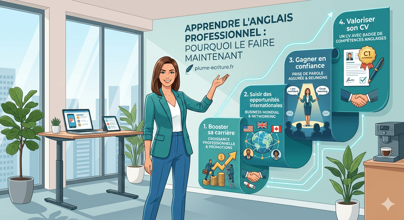 Apprendre l'anglais professionnel pourquoi le faire maintenant